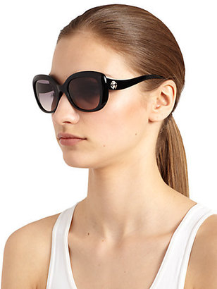 Roberto Cavalli Chunky Plastic Sunglasses
