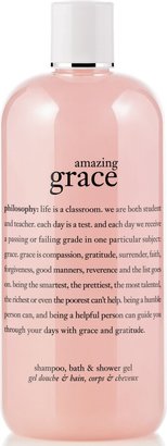 philosophy Amazing Grace 3-In-1 Shampoo, Shower Gel And Bubble Bath, 16 Oz