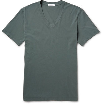 James Perse V-Neck Cotton-Jersey T-Shirt