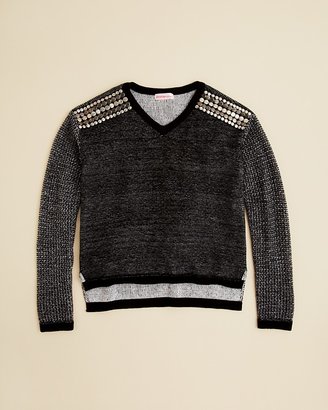 Design History Girls' Slub Sweater - Sizes S-XL