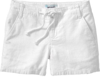 Old Navy Girls Linen-Blend Shorts