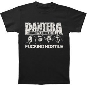 Bravado Men's Pantera Hostile T Shirt, Black, XX-Large