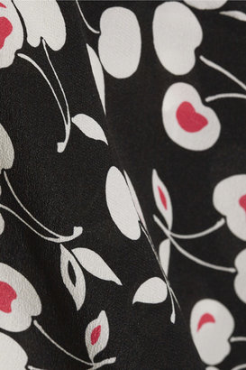 Nina Ricci Cherry-print silk dress