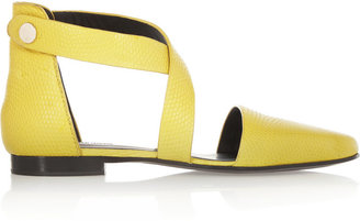 Alexander Wang Tabea textured-leather sandals