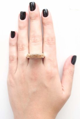 House Of Harlow Diamond Dome Ring in Silver/Gold