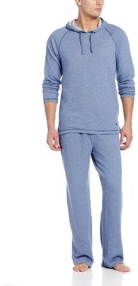 Tommy Bahama Men's Long Sleeve French Terry Hoodie Pajama Set