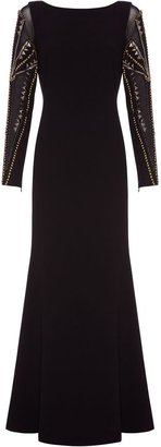 House of Fraser Almost Famous Beaded sleeve maxi dress