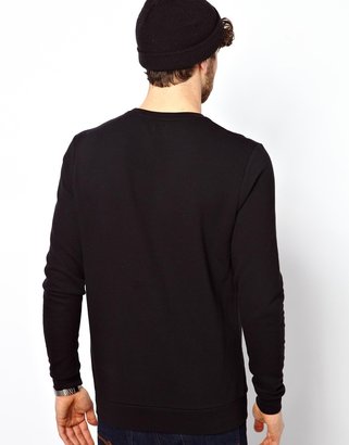 ASOS Sweatshirt With Paris Embroidery
