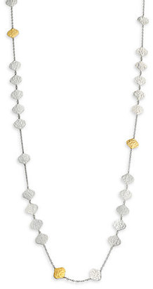 Gurhan Clove 24K Yellow Gold & Sterling Silver Long Station Necklace
