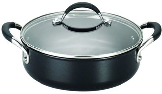 Anolon Infused Copper Hard-Anodized Nonstick 4-Quart Covered Sauteuse