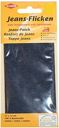 Camilla And Marc Kleiber 17 x 15 cm Denim Jeans Repair Patch, Dark Blue