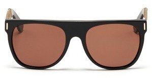 Nobrand Flat Top Francis wood arm sunglasses