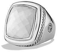 David Yurman Albion Ring with White Agate