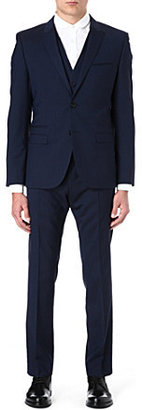 HUGO Aldur/Weyll/Hux three-piece wool-blend suit
