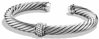 David Yurman Cable Classics Bracelet with Diamonds & White Gold