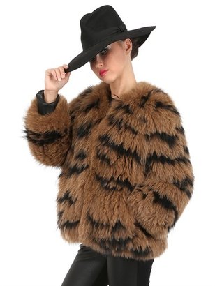 Meteo Raccoon & Fox Tricot Fur Jacket