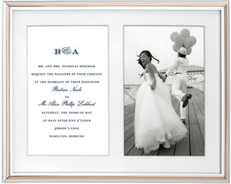 Kate Spade Rosy Glow Double Invitation Bridal Picture Frame