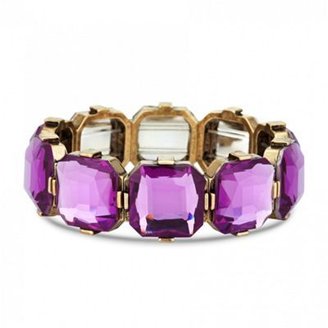 Ben de Lisi Principles by Designer purple square stretch bracelet