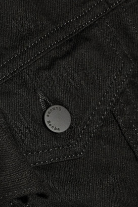 J Brand + Simone Rocha oversized ruffled denim jacket