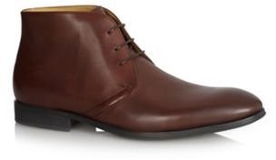 Steptronic Brown leather chukka boots