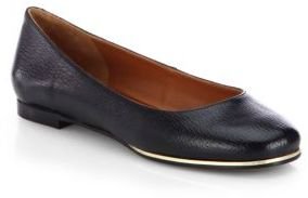 Givenchy Pebbled Leather Ballet Flats