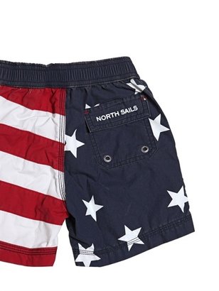 North Sails Us Flag Washed Cotton Swimming Boxers