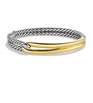 David Yurman Labyrinth Single-Loop Bracelet with Gold
