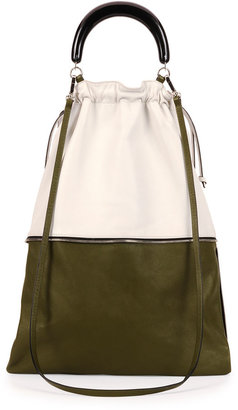 Marni Large Expandable Zip Satchel Bag