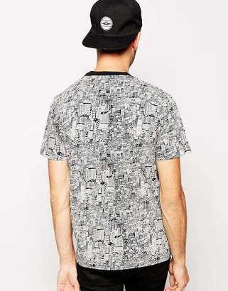 Selected Daniel Van Der Noon All Over Print T-Shirt