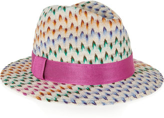 Missoni Crochet-knit Panama hat