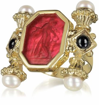 Tagliamonte Classics Collection - Pearls & Preciuos Stones 18K Gold Ring