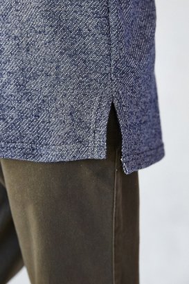 Elwood Textured Short-Sleeve Long Sweatshirt