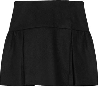 Miu Miu Wool-blend felt mini skirt