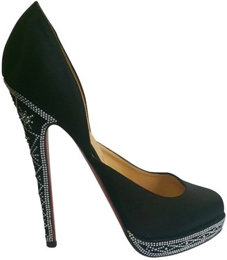 Christian Louboutin Eugenie Satin / Swarovski Black Pumps - Collectors - Shown On Cl`s 20 Years Book