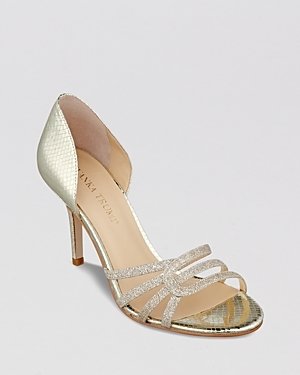 Ivanka Trump D'Orsay Evening Sandals - Lady High Heel