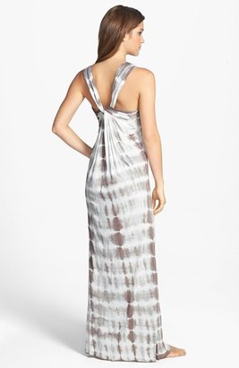 O'Neill 'Tietie' Tie Dye Knot Back Cover-Up Maxi Dress