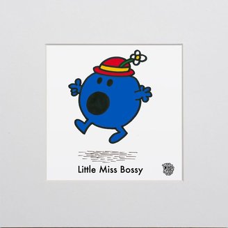 Little Miss Art You Grew Up With Bossy mini character unframed