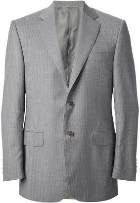 Canali tonal striped suit