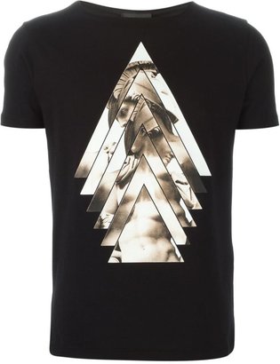 Emporio Armani 'David' print T-shirt
