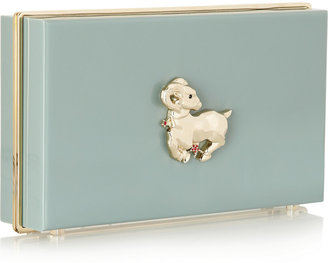 Charlotte Olympia Year of the Sheep Pandora Perspex clutch