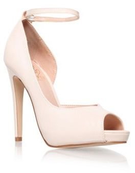 Lipsy Nude 'Valerie' high heel occasion shoes