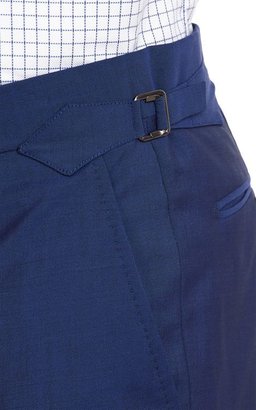 Richard James Wool-Mohair Two-Button Suit-Blue