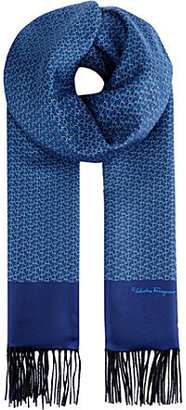 Ferragamo Silk-cashmere scarf