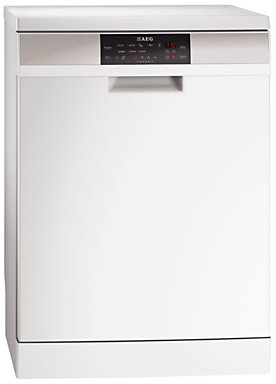 AEG F88709W0P Freestanding Dishwasher, White