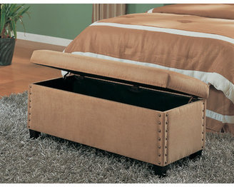 Wildon Home ® Brighton Microfiber Bedroom Storage Bench