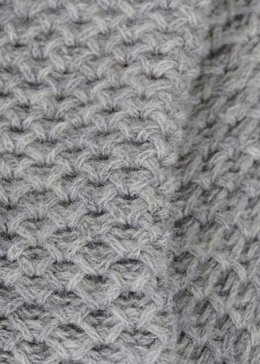 Eileen Fisher Grey knitted wool cardigan
