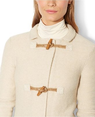 Lauren Ralph Lauren Toggle-Front Wool Sweater Coat
