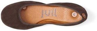 Juil ‘The Flat’ Earthing Suede Ballet Flat