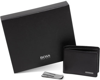 HUGO BOSS Gonto Bifold Wallet and Money Clip Gift-Boxed Set