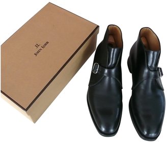 John Lobb Black Leather Boots